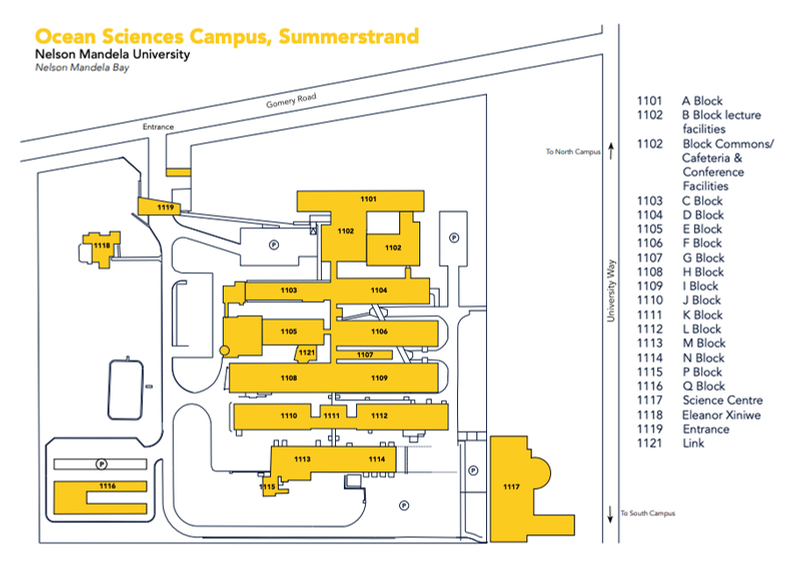 Venue campus map